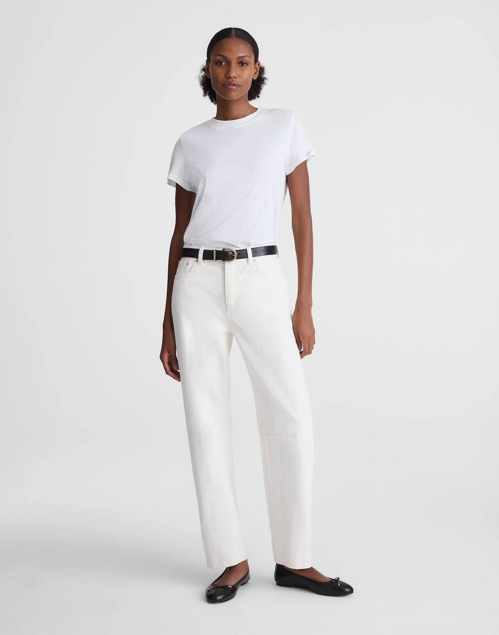 Madewell Women's The Darted Barrel-Leg Jean Vintage Canvas Rigid Size 28 NWT